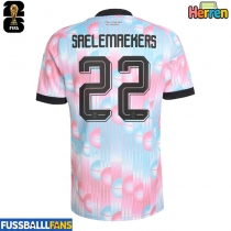 Belgien Alexis Saelemaekers #22 Auswärtstrikot EM 2024 Kurzarm